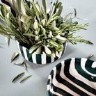 Striped Bowl, Gentle Green