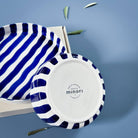 Striped Bowl, Sea Blue