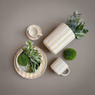 Striped Plate, Boho Beige