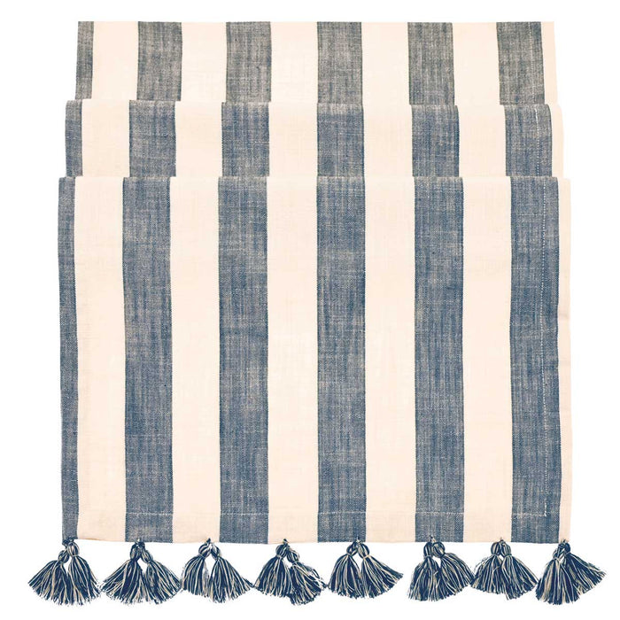 Table Runner, Flint Blue
