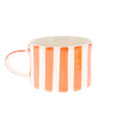 Tangerine Candy Stripe Mug