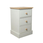 Tetbury Standard 3 Drawer Bedside Ash Top / Dior Grey,Ash Top / Truffle,Ash Top / Limestone,Painted Top / Dior Grey,Ash Top / Ivory,Painted Top / Truffle,Painted Top / Ivory,Painted Top / Limestone