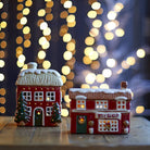 Thatched Christmas Cottage Tea-Light Holder