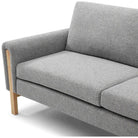 Thea Sofabed Hevre Grey Textured Weave,Hevre Natural textures Weave