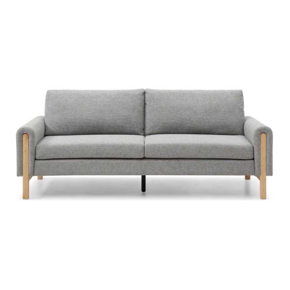 Thea Sofabed Hevre Grey Textured Weave,Hevre Natural textures Weave