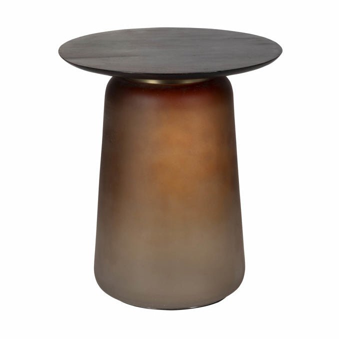 Thorpe Brown Lamp Table