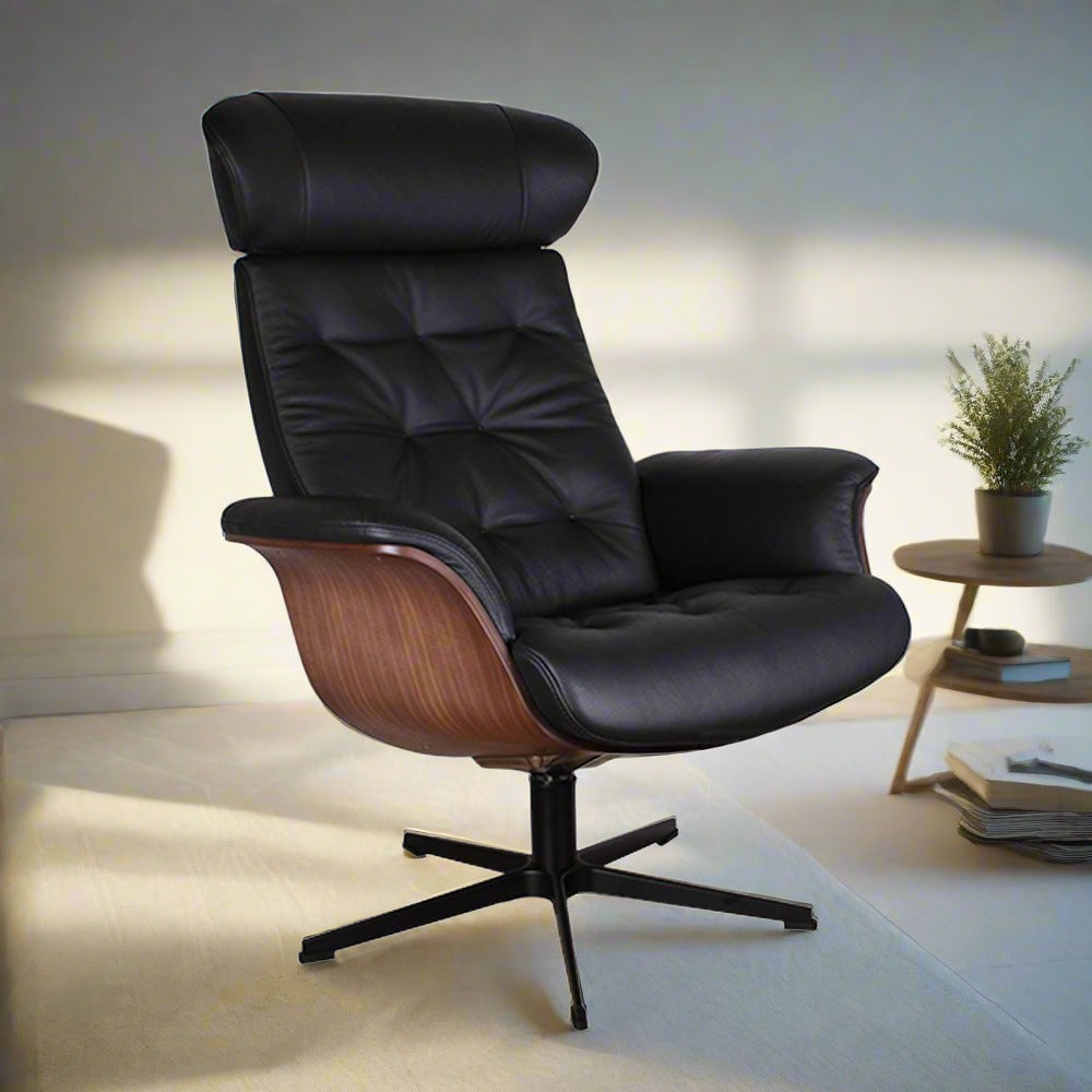 Timeout Button Stitch Reclining Chair in Leather Fantasy Cement / Oak Stained Oak / Aluminium,Fantasy Cement / Oak Stained Oak / Black,Fantasy Cement / Black Stained Oak / Aluminium,Fantasy Cement / Black Stained Oak / Black,Fantasy Cement / Walnut Stained Oak / Aluminium,Fantasy Cement / Walnut Stained Oak / Black,Fantasy Cement / Untreated Oak / Aluminium,Fantasy Cement / Untreated Oak / Black,Fantasy Congnac / Oak Stained Oak / Aluminium,Fantasy Congnac / Oak Stained Oak / Black,Fantasy Congnac / Black S