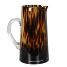Tortoise Print Glass Jug