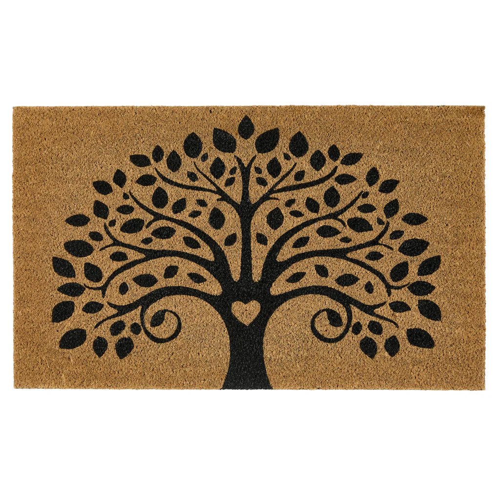 Tree of Life Coir Door Mat