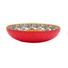 Tuscan Mandela Ceramic Bowl, Large Bright,Pastel