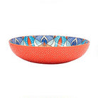 Tuscan Mandela Ceramic Bowl, Large Bright,Pastel