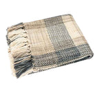 Tweed Check Throw, Brown