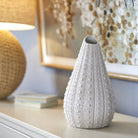 Urchin White Vase