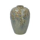 Verdigris Vine Ceramic Vase Small