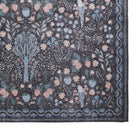 Versailles Washable Rug, Black/Blue 61 x 230cm runner,122 x 170cm,152 x 230cm,180 x 270cm