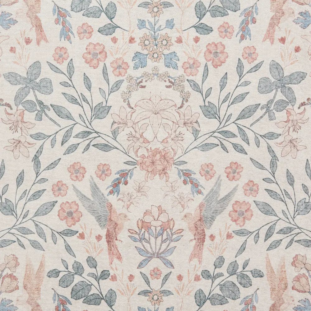 Versailles Washable Rug, Neutral Beige/Blue 61 x 230cm runner,122 x 170cm,152 x 230cm,180 x 270cm
