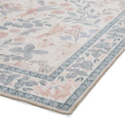 Versailles Washable Rug, Neutral Beige/Blue 61 x 230cm runner,122 x 170cm,152 x 230cm,180 x 270cm