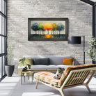 Vibrant Canopy Framed Canvas
