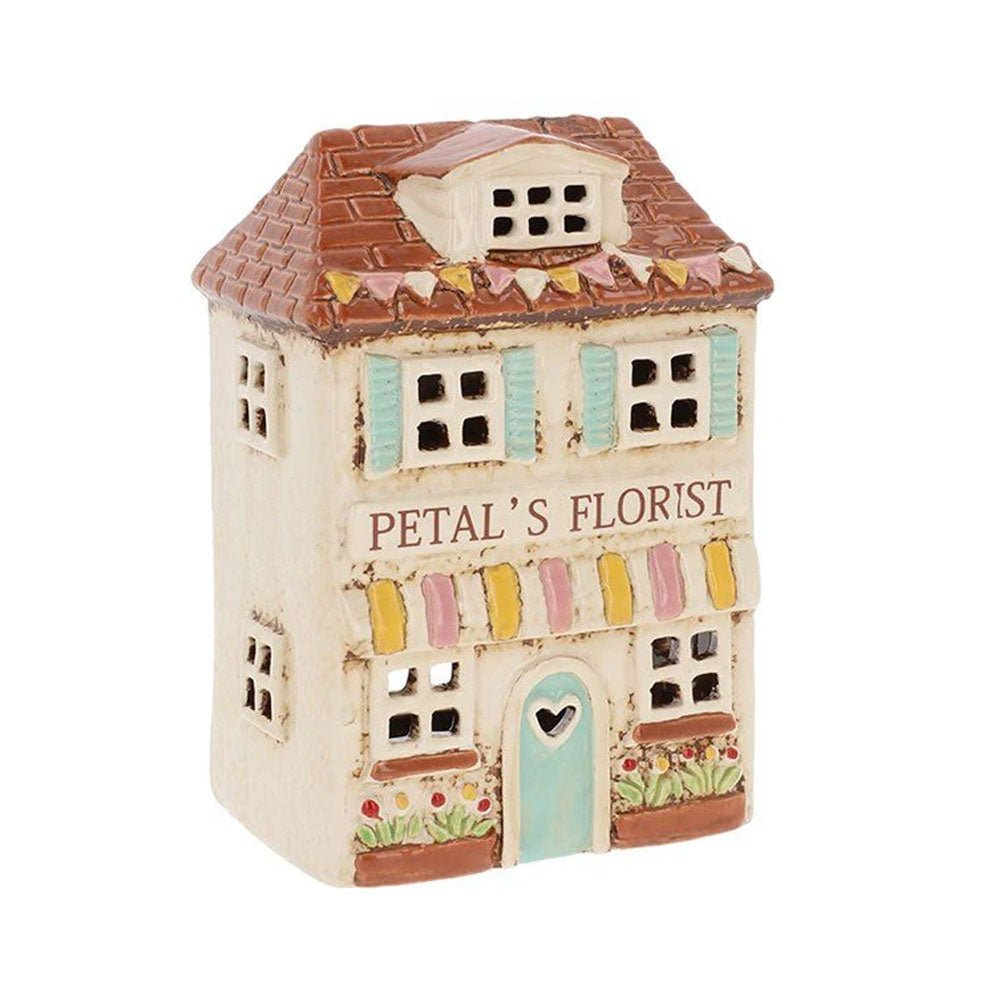 Village Florist Pottery Tealight Holder