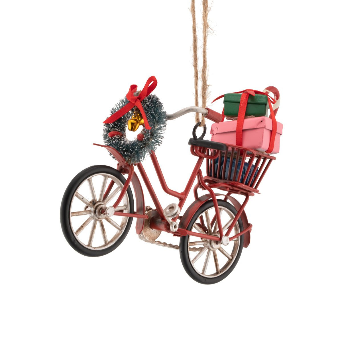 Vintage Bicycle Metal Decoration - Angela Reed - Christmas Decorations