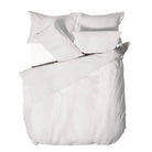 Waffle Duvet Set, White Double (4'6) Bed,Single (3') Bed,Kingsize (5') Bed