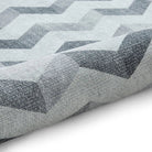 Washable Geometric Rug, Blue 61 x 120cm,61 x 170cm,76 x 150cm,76 x 230cm,122 x 170cm,152 x 230cm