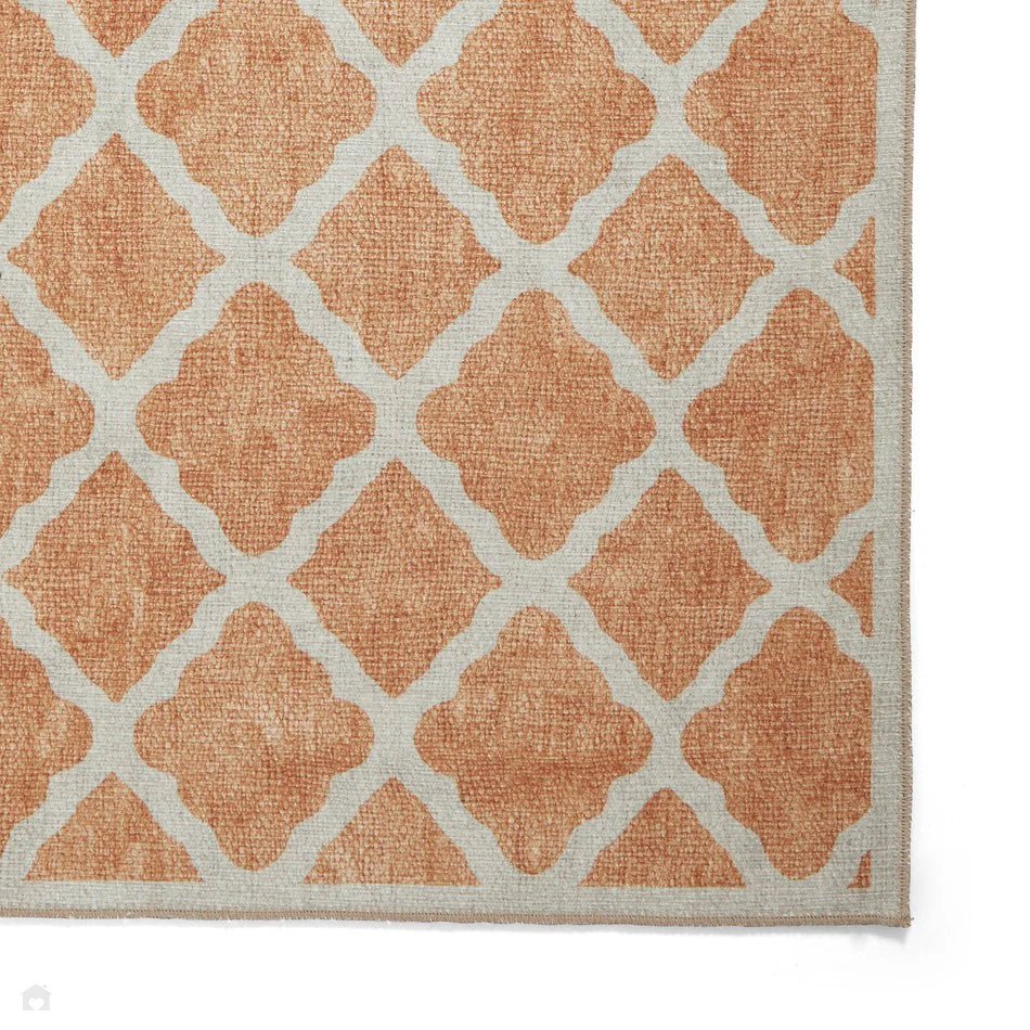 Washable Geometric Rug, Yellow 61 x 120cm,61 x 170cm,76 x 150cm,76 x 230cm,122 x 170cm,152 x 230cm