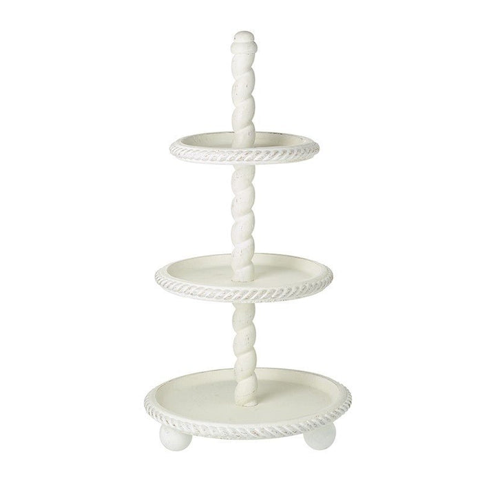 White 3 Tier Cake Stand