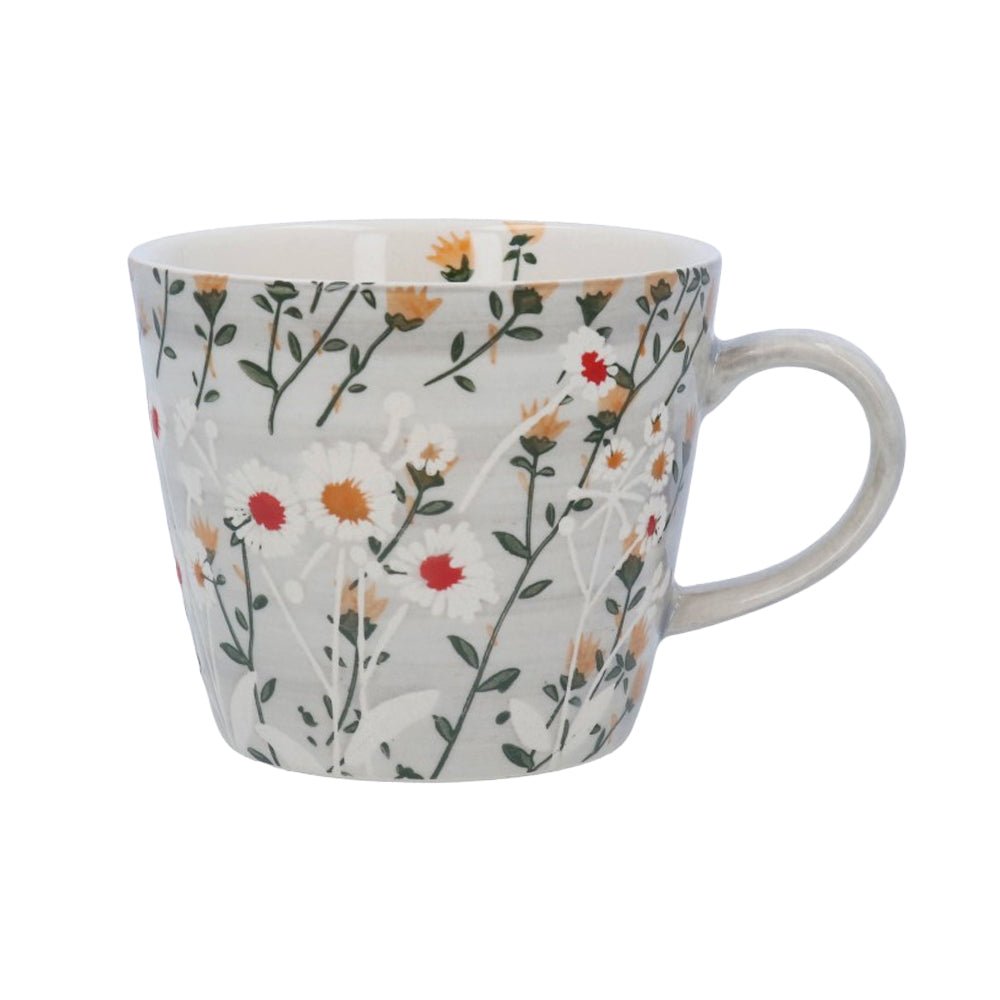 Wild Daisy Mug Grey
