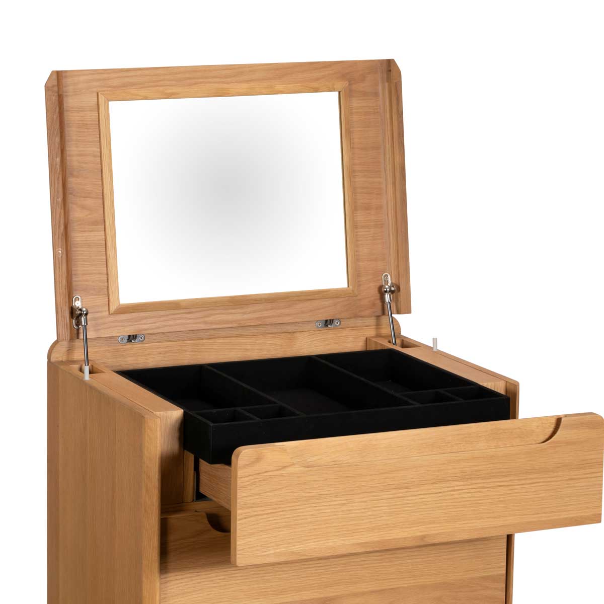 Winchester 5 Drawer Tall Chest With Mirror