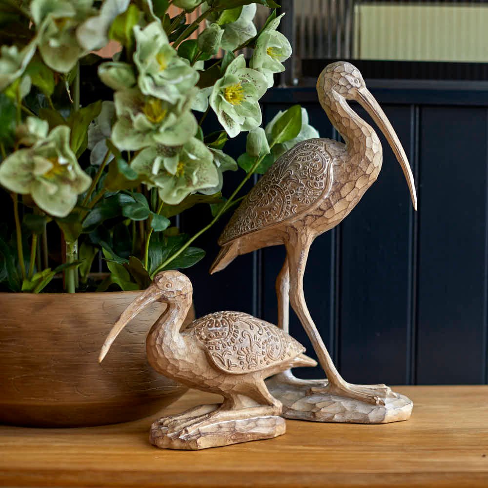 Wood Effect Sitting Crane