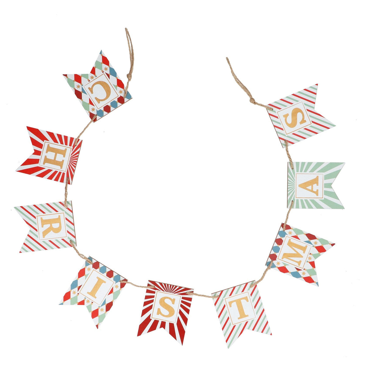 Wooden Garland, Circus Christmas - Angela Reed - Christmas Decorations