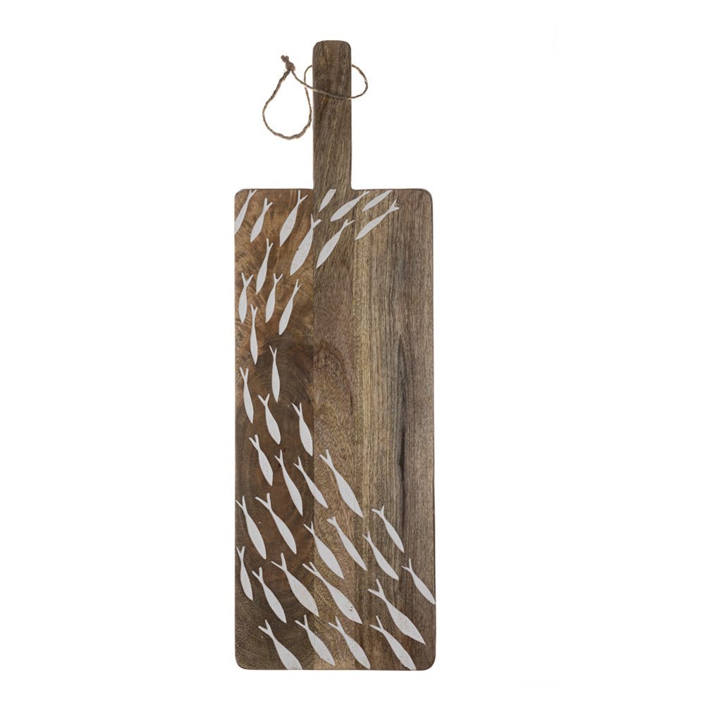Wooden Shoal Serving Board, Large