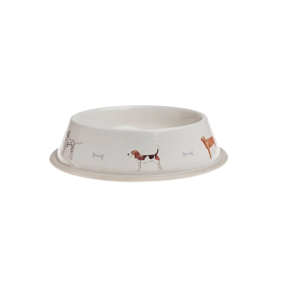 Woof Metal Dog Bowl