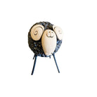 Woolly Ceramic Ram, Black