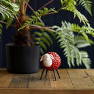 Woolly Ceramic Sheep, Red