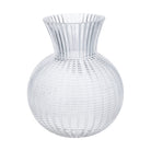 Woven Ball Vase, Clear Large