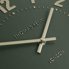12" Mulberry Wall Clock, Olive Green