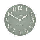 20" Arabic Clock, Seagrass
