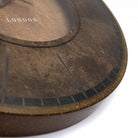 21" Florentine Wall Clock, Leather