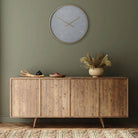 21'' Nordic Wall Clock, Cement