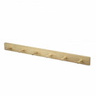 6 Hook Pegrail, Oak