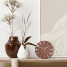 6" Mulberry Mantel Clock, Auburn