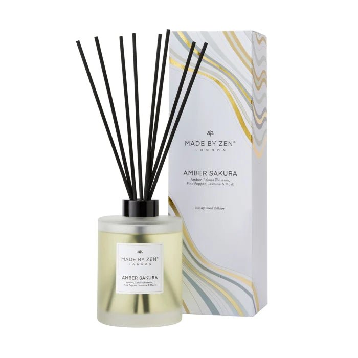 Amber Sakura Reed Diffuser 200ml - Regular,500ml - Large