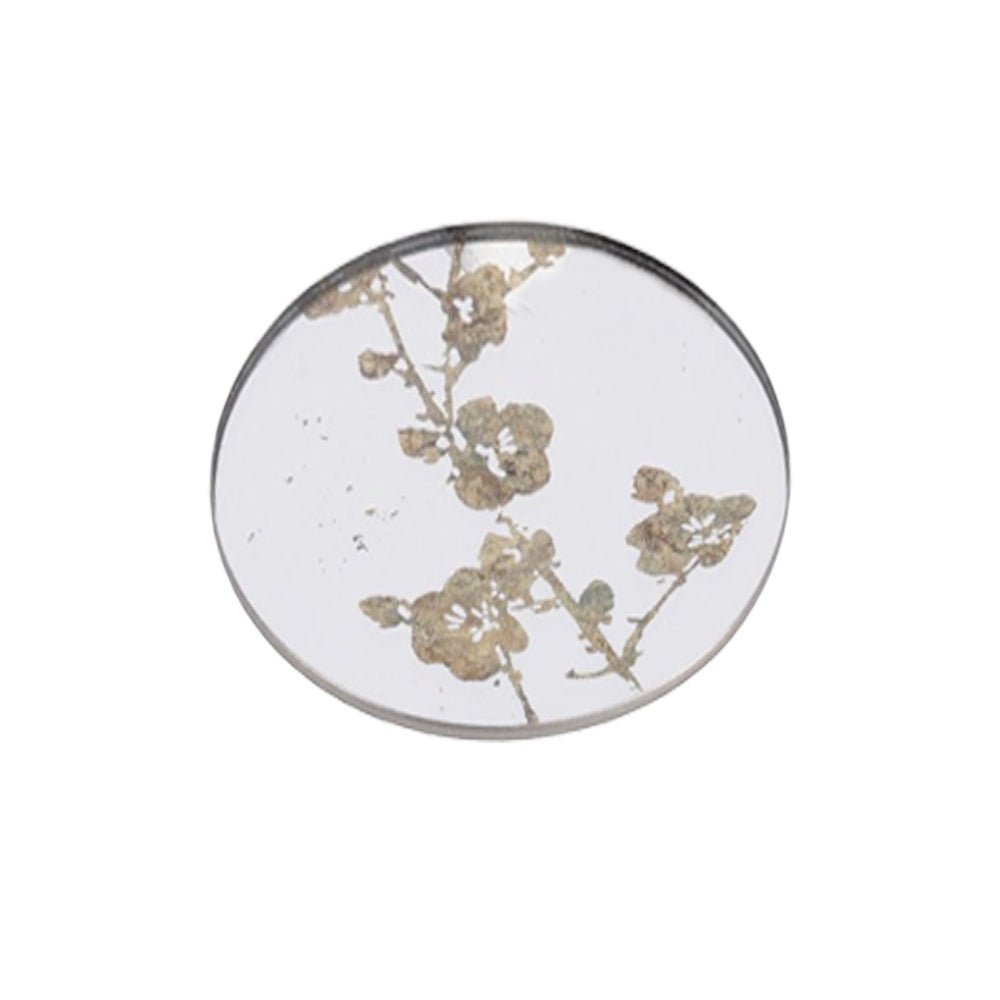 Antique Gold Set Of 4 Blossom Coasters