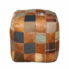 Bean Bag Leather and Wool Mix