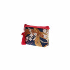 Blue Carnation Makeup Bag