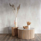 Calcutta Marble Lamp Table