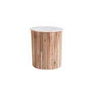 Calcutta Marble Lamp Table
