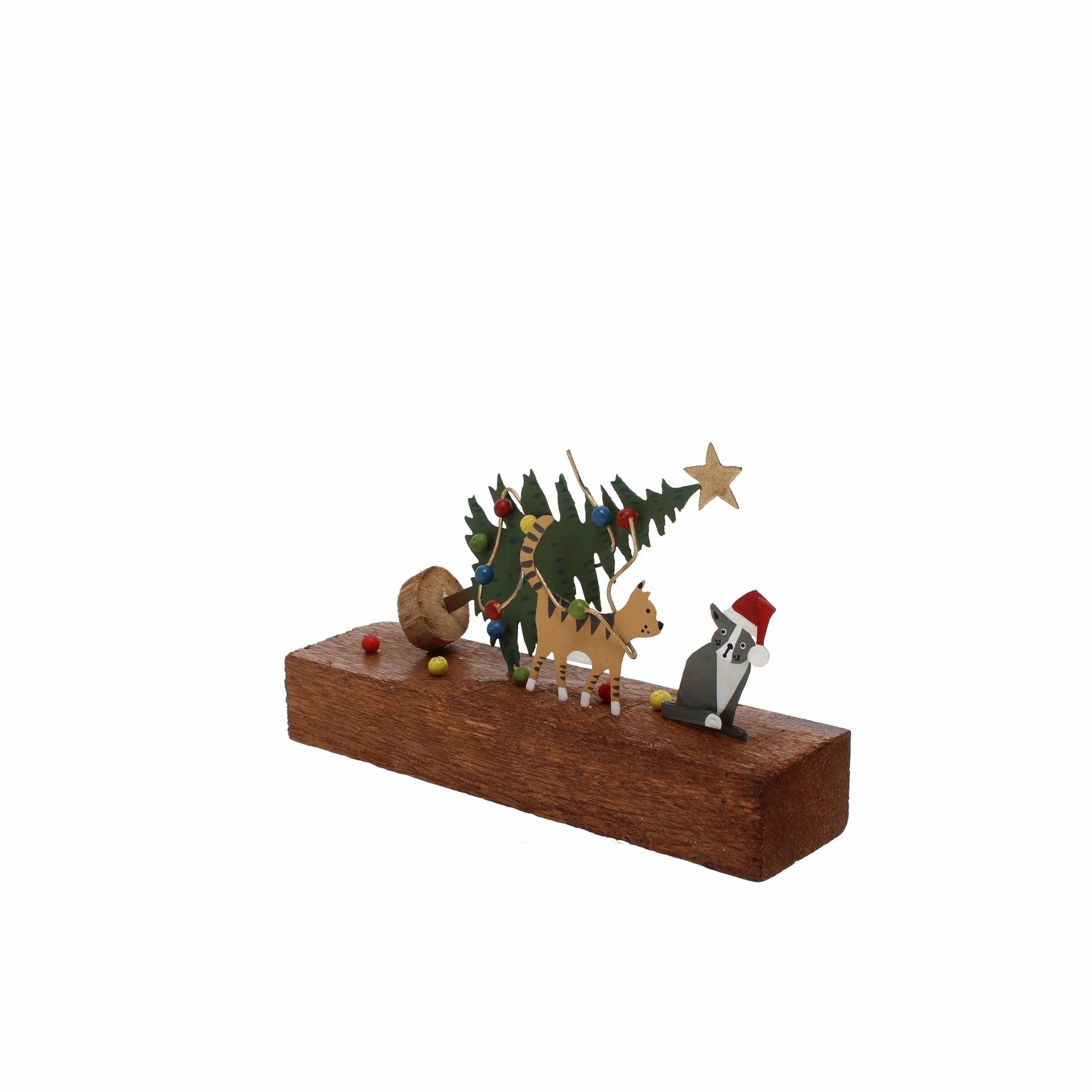 Cat Christmas Chaos Decoration